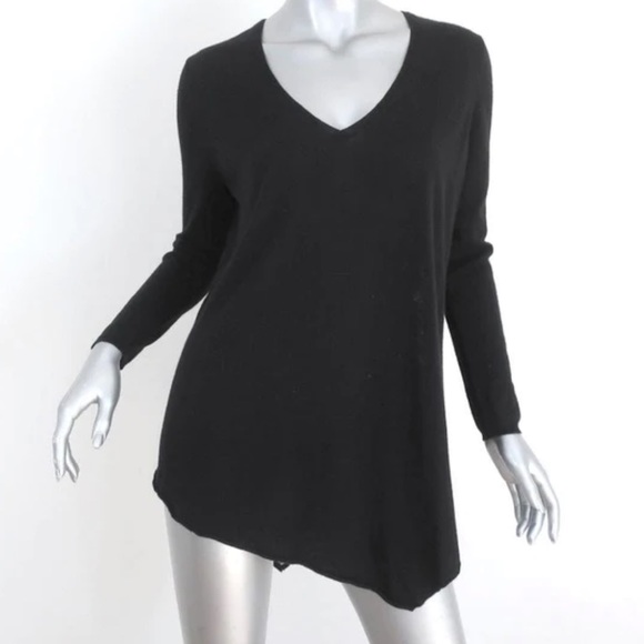 Joie Lace Back Pullover Asymmetric Sweater l - Picture 3 of 6